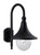 Firstlight Products Station Lantern Black with Clear Glass IP44 Downward Wall Light