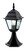 Firstlight Products Black with Clear Glass Four Panel IP44 Post Top Light