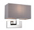 Firstlight Products Raffles Chrome with Grey Shade Wall Light