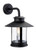 Firstlight Products Roma Black with Clear Glass IP44 Wall Light