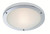 Firstlight Products Rondo Chrome with Opal Glass IP44 LED Flush Ceiling or Wall Light