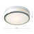 Cyro Polished Chrome Large IP44 Flush Ceiling Light