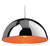 Firstlight Products Bistro Chrome with Orange Inner Pendant Light