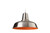 Firstlight Products Smart Brushed Steel with Orange Inner Pendant Light