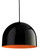 Firstlight Products House Black with Orange Inner Pendant Light