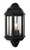 Firstlight Products Park Black Resin with Sensor IP44 Wall Light