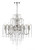 Daniella 6 Light Polished Nickel and Crystal Dual Mount Pendant Light