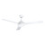 Eglo Lighting Sisimbra White with Remote Control Ceiling Fan and Light