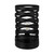Eglo Lighting Cremella Black Steel Spiral Cylinder Table Lamp