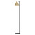 Eglo Lighting Narices Black with Brushed Brass Floor Lamp