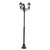 Eglo Lighting Laterna 4 3 Light Black with Clear Glass IP44 Floor Lamp