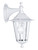 Eglo Lighting Laterna 5 White with Clear Glass IP44 Downward Wall Light