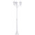 Eglo Lighting Laterna 5 3 Light White with Clear Glass IP44 Post Top Light