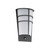 Eglo Lighting Breganzo 1 Anthricite with Opal and Sensor IP44 LED Wall Light