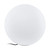 Eglo Lighting Monterolo White 50cm Sphere IP65 Floor Lamp