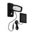 Eglo Lighting Palizzei Black with Solar Panel IP44 LED Wall Light