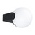 Eglo Lighting Rubio Black with Opal Sphere IP44 Wall Light