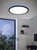 Eglo Lighting Rovito-Z Black Remote Controlled Colour Changing 29.4cm Round LED Flush Ceiling Light