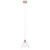 Eglo Lighting Copley Rose Gold with Clear Glass Shade Pendant Light
