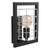 Eglo Lighting Jubily Black with Galvanised Cage Wall Light