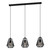 Eglo Lighting Stype 3 Light Black Wire Shade Bar Pendant Light