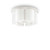 Ideal-Lux Almond PL9 9 Light White with Opal Glass Diffuser Semi Flush Ceiling Light