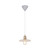 Nordlux Torina Brushed Brass with Clear Glass 20cm Pendant Light