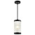 Nordlux Coupar Black with Cylindrical Diffuser IP54 Pendant Light