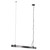 Nordlux Lilt Dark Grey Stainless Steel LED Bar Pendant Light