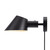 DFTP Stay Black with Adjustable Lampshade Wall Light