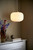 Nordlux Milford Brushed Brass with Opal Diffuser 30cm Pendant Light