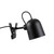DFTP Angle Black with Clamp and Adjustable Diffuser Spotlight