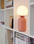 Nordlux Notti Terracotta with Opal Sphere Diffuser Table Lamp