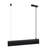 DFTP Beau Black with Warm White Diffuser 50cm Bar Pendant Light