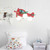 Ideal-Lux Avion SP3 3 Light Red Aeroplane with Opal Diffuser Pendant Light 