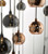 Aurelia 30 Light Copper & Bronze Cluster Pendant Light