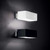 Ideal-Lux Box AP2 2 Light White Rectangular Wall Light 