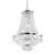 Ideal-Lux Caesar PL12 12 Light Chrome with Crystal Beads Chandelier 