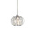 Ideal-Lux Calypso SP1 Chrome with Crystal Shade Pendant Light 
