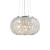 Ideal-Lux Calypso SP5 5 Light Chrome with  Crystal Shaded Pendant Light 