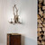 Ideal-Lux Chalet AP2 2 Light Beige with Resin Horns Wall Light 