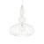 Ideal-Lux Clarissa SP1 White Wire Shade Pendant Light 