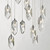 Crystal 12 Light Polished Chrome and Crystal Cluster Pendant Light