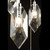 Crystal 12 Light Polished Chrome and Crystal Cluster Pendant Light