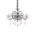 Ideal-Lux Colossal SP6 6 Light Grey with Crystal Chandelier 