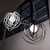 Ideal-Lux Disco SP1 Black with Rotatable Rings Shade Pendant Light 