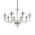 Ideal-Lux Danieli SP8 8 Light Chrome with Clear Glass Chandelier 