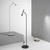 Ideal-Lux Diesis PT Satin Nickel with Adjustable Spotlight Floor Lamp 