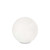 Ideal-Lux Doris PT1 Grey Acrylic Sphere 58cm IP44 Garden Light 