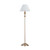 Ideal-Lux Firenze PT1 Antique Gold Resin with White Floor Lamp 